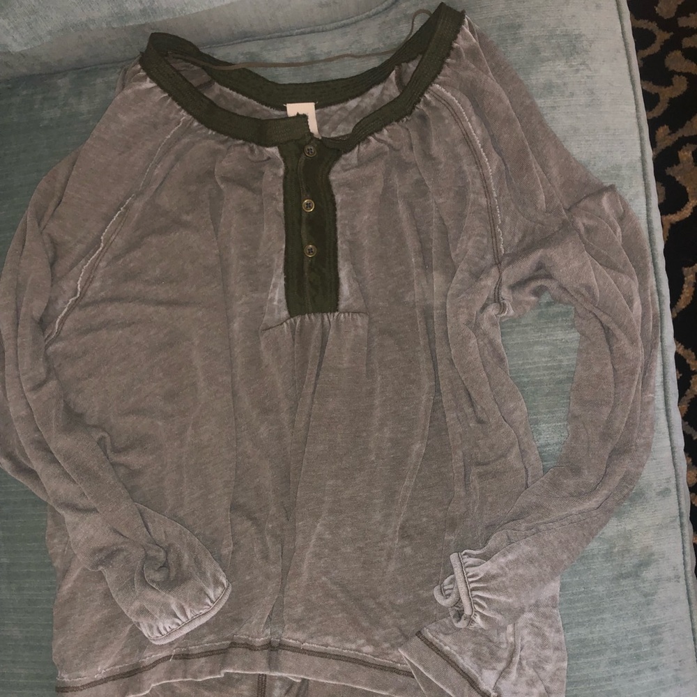 Long sleeve free people tee